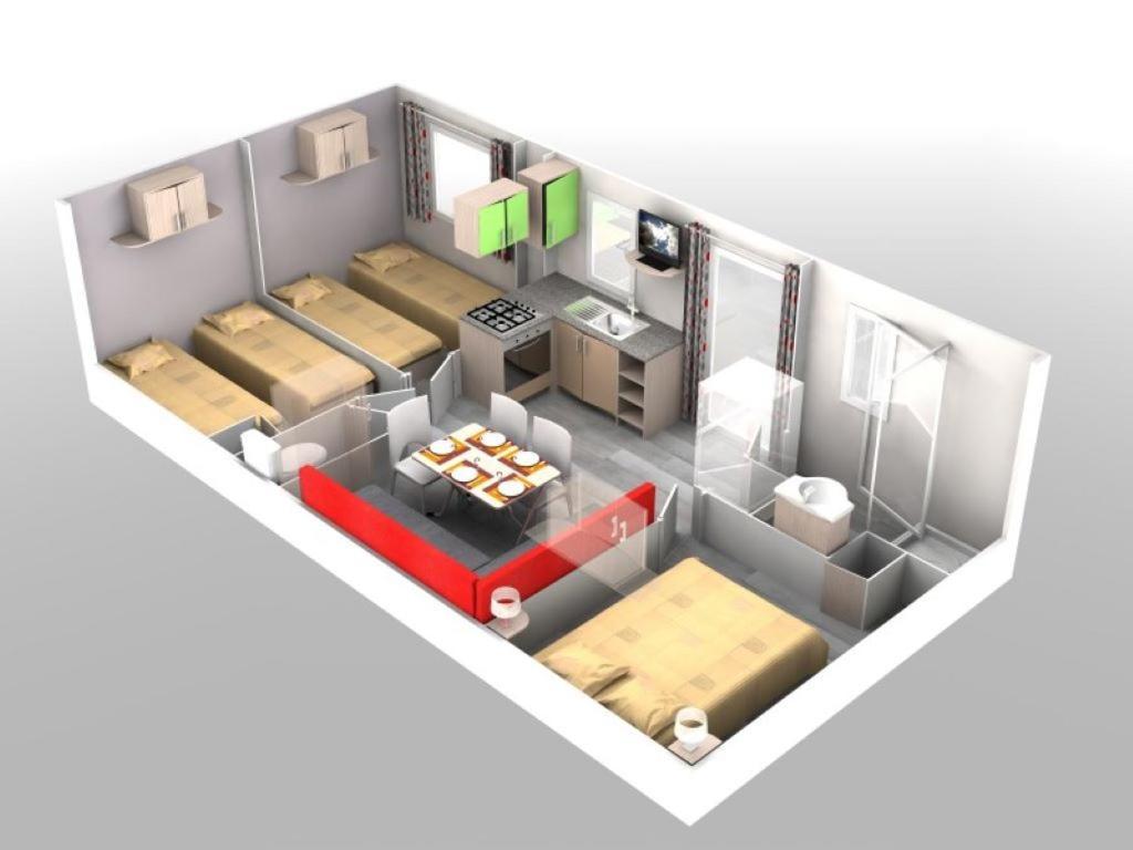 Mobilhome Chez Sylvie Au Camping De Pujol Argelès-sur-Mer Dış mekan fotoğraf